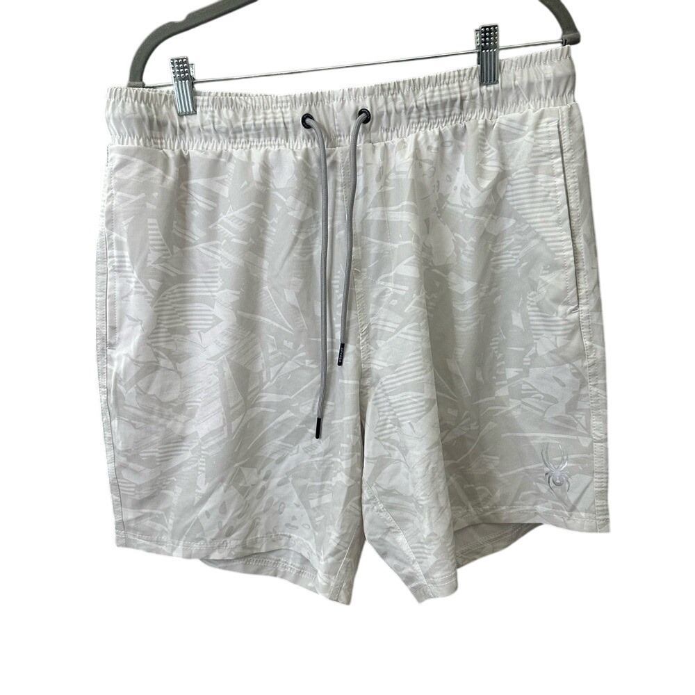 Spyder Mens‎ Swim Trunk Shorts Gray size XL